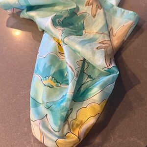 DARLING BLUE SCARF MADE IN ITALY!